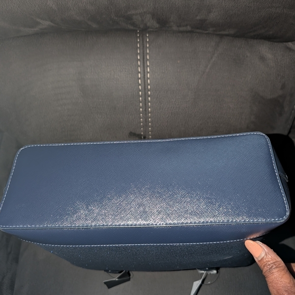 NWT Kate Spade Parisian Navy Glitter Tote - Picture 3 of 5